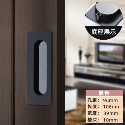 1 Pc Embedded Schuifdeur Handgrepen Verborgen Onzichtbare Kast Kledingkast Kabinet Push/Pull Handvatten Deur Hardware: 5