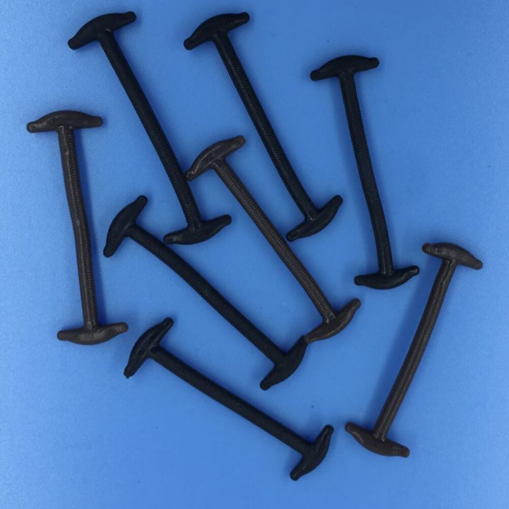 10pcs/lot Silicone Shoelaces Elastic Shoe Laces Special No Tie Shoelace for Men Women Lacing Rubber Zapatillas 2 Colors