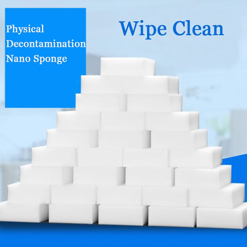 30/50/80/100Pcs Melamine Spons Nona Magic Sponge Eraser Cleaning Sponzen Voor Afwas keuken Badkamer Cleaning Tools