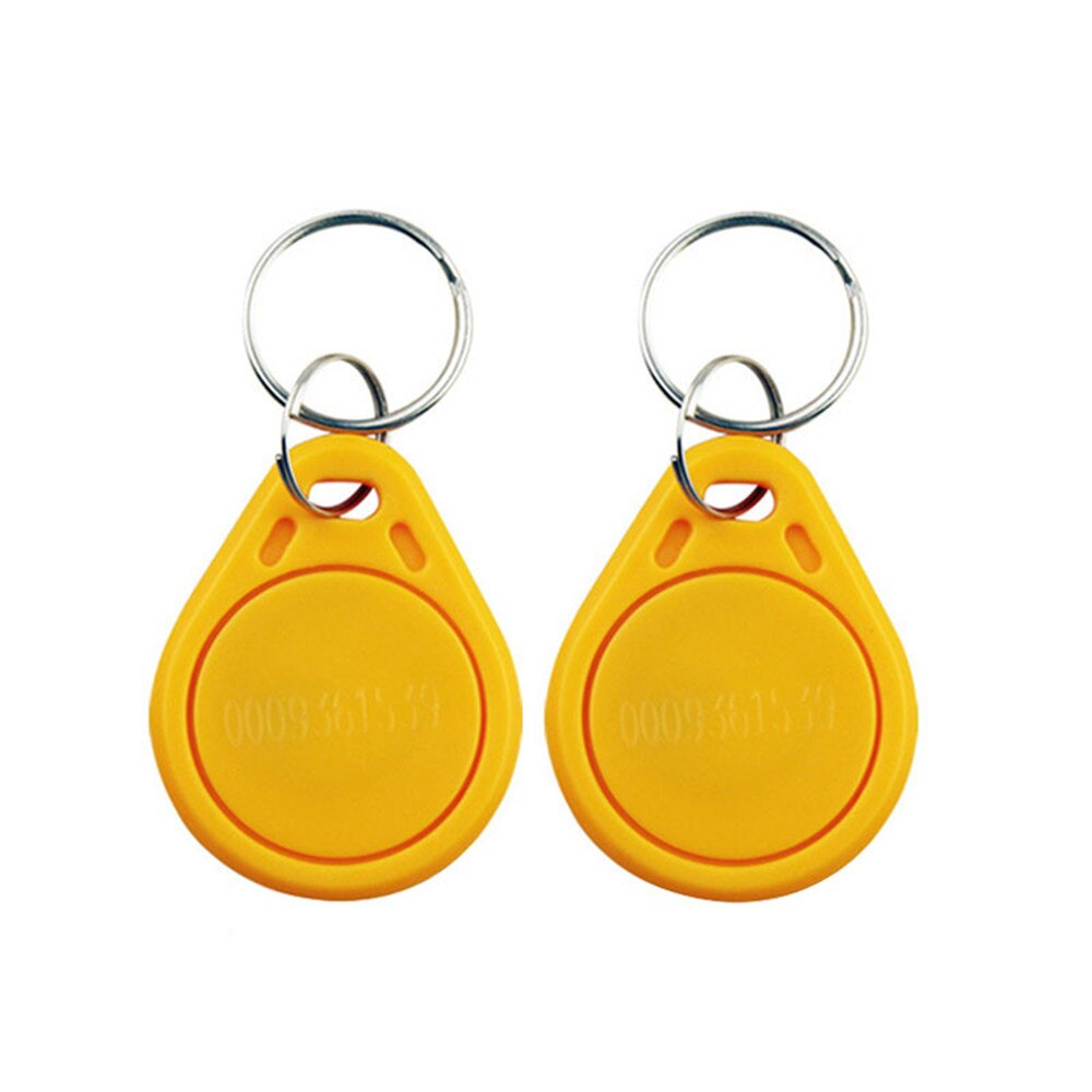 1pcs 41*33*4.3MM EM4100 TK4100 125khz RFID Waterproof Read Only Keyfobs Key Fob EM ID Tag Token Proximity Access Control: Yellow