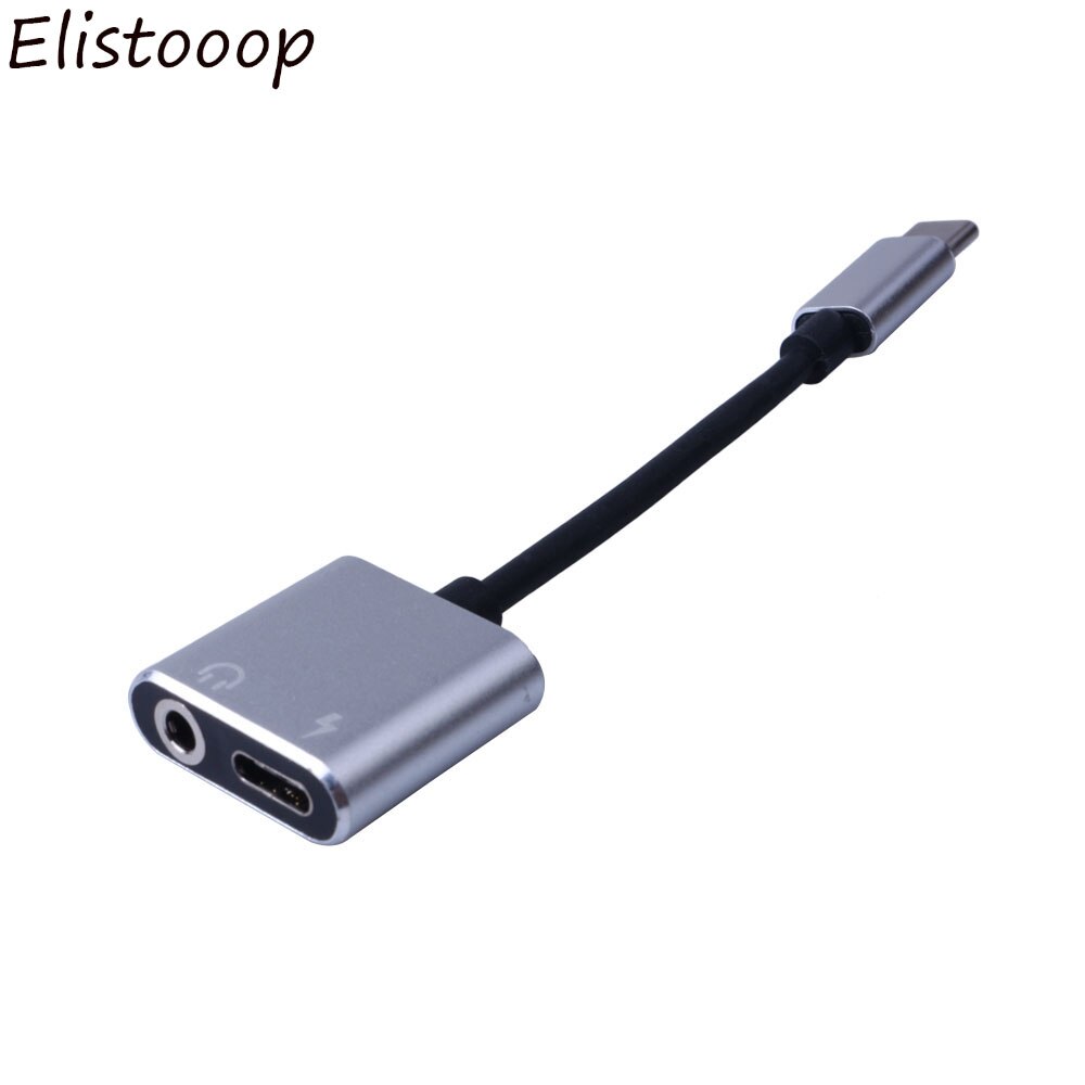 Usb Type C Naar 3.5 Mm Koptelefoon Jack Adapter Audio Kabel Converter Splitter Type-C Om Type-C adapter