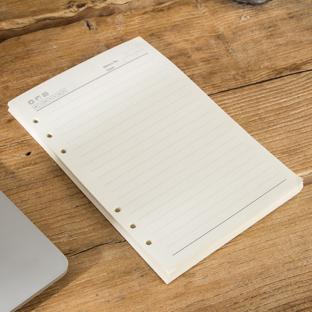 2 Pcs/lot A5 B5 Loose Leaf Notebook's Filler Papers 3 6 9 Holes Planner Filler kraft Papers Multi-functional Inner Pages