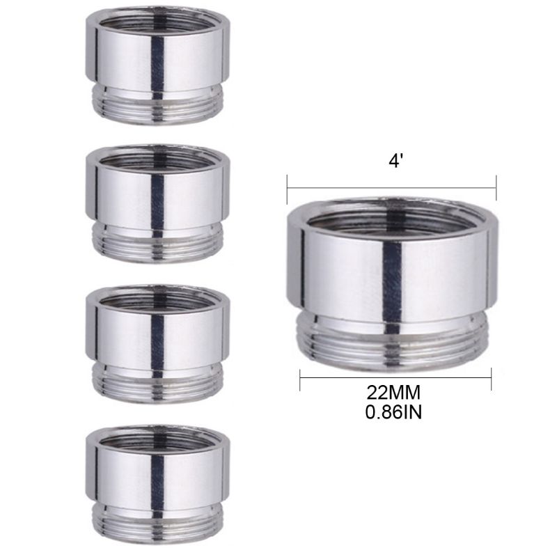 5 Stks/set Waterzuiveraar Beluchter Connector Vervangingen Messing Kraan Adapter Keuken Badkamer Kraan Accessoires: 5