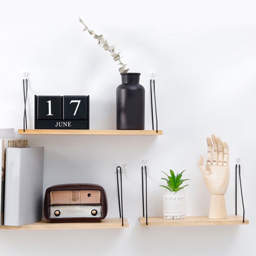 Estante de pared de madera con forma geométrica, e... – Grandado, image size:1010x1010