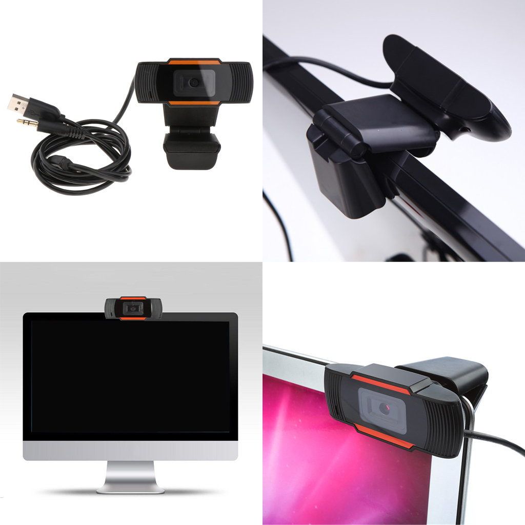 Computer PC Laptop Desktop Webcam 480P 720P 1080P HD Web Camera 640x480 1920x1080 USB Plug Play Web Cam Widescreen Video Webcam