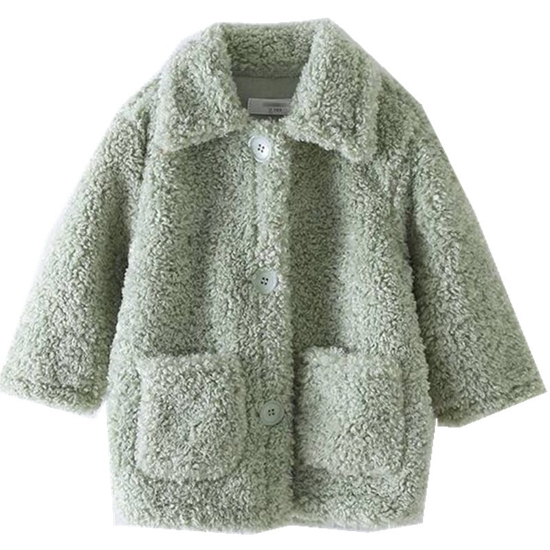 Abrigo grueso y cálido para niñas de 2 a 6 años, Chaqueta larga de invierno, ropa de abrigo