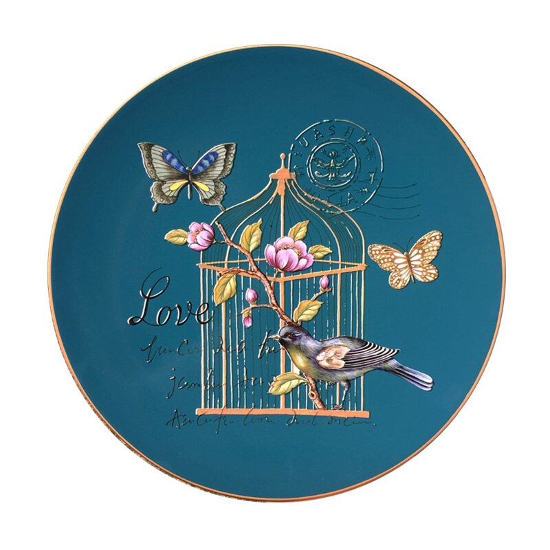 Creatieve Woonkamer Opknoping Plaat, Lucky Elanden Keramische Opknoping Plaat, Muur Decoratie Drie-Dimensionale Hanger Handwerk Plaat: 017