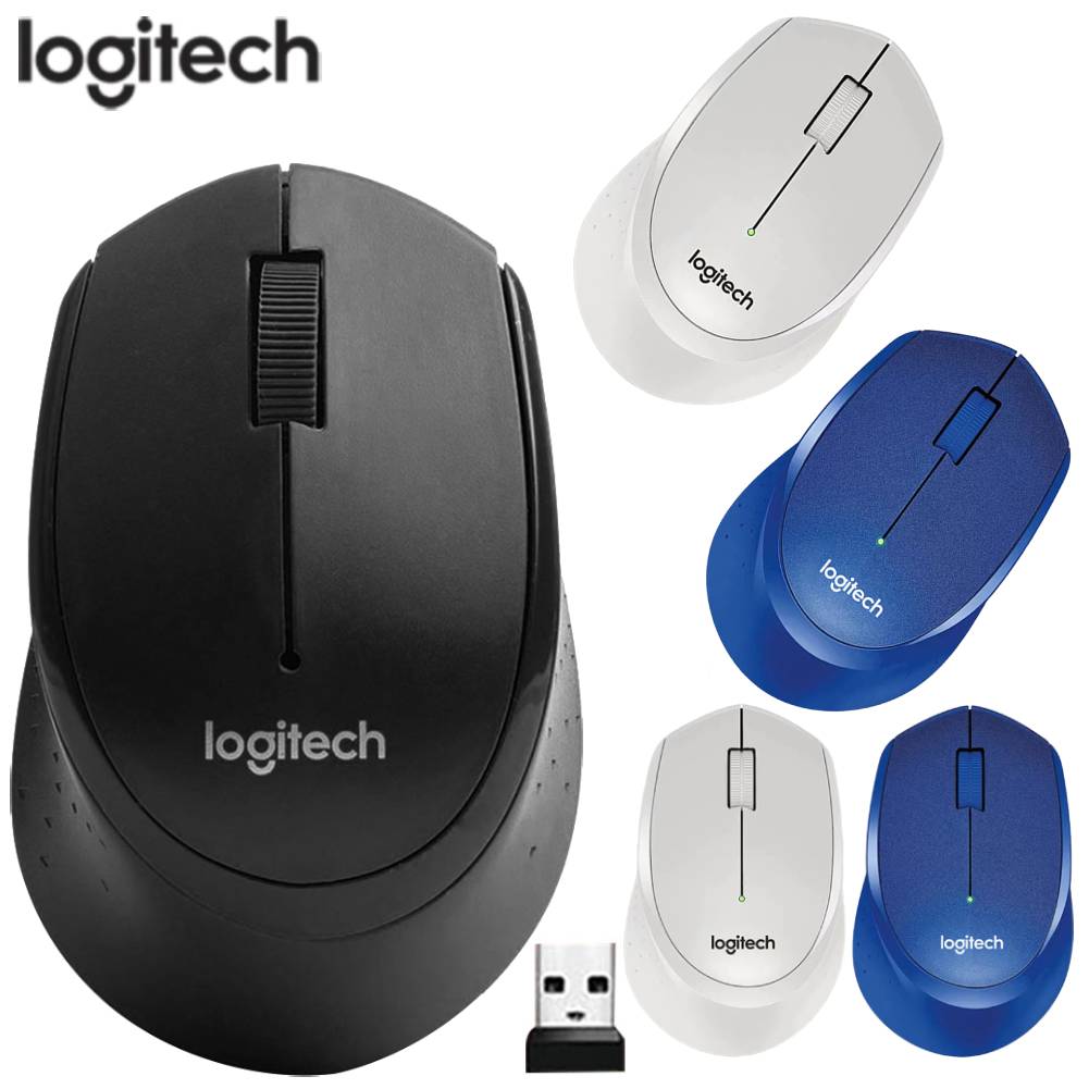 Logitech M330 Wireless Mouse 2.4G Computer Mouse 1000DPI Bluetooth Mouse Multi-mode Silent Optical Mice for PC Tablet Laptop