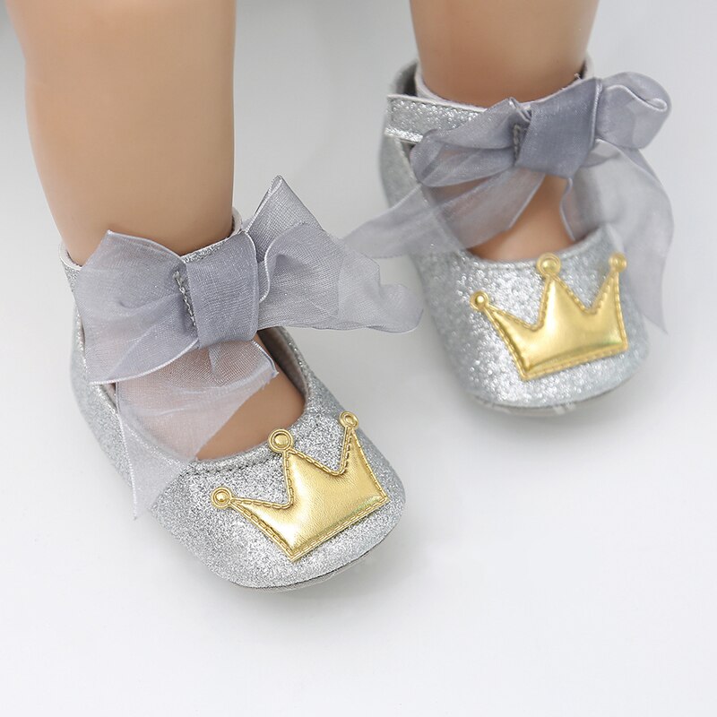 Sommar baby skor första vandrare söt kronrosett blomma baby flicka skor mjuka sulor halkfria spädbarn småbarn flickor