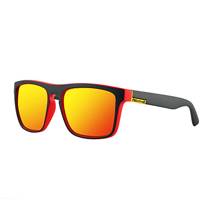 FS YURI YUAN Polarisierte Angeln Gläser Männer Frauen Sport Radfahren Sonnenbrille Ich bin Freien Wandern Camping Fahren Brillen UV400 168: c4 rot