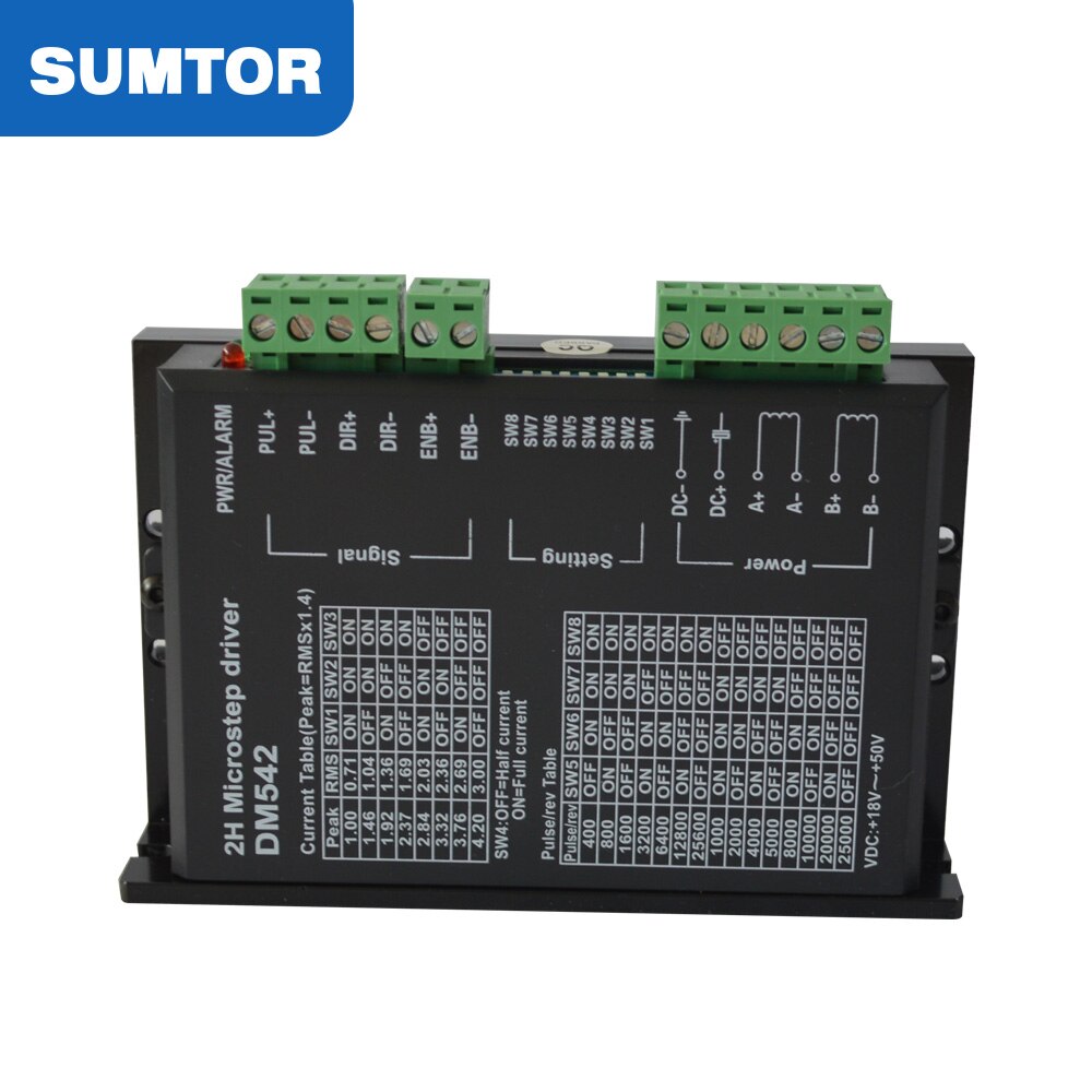 24-50vdc 4.2a cnc nema 23 schrittmotor fahrer Bausatz dm542 oder doppel puls