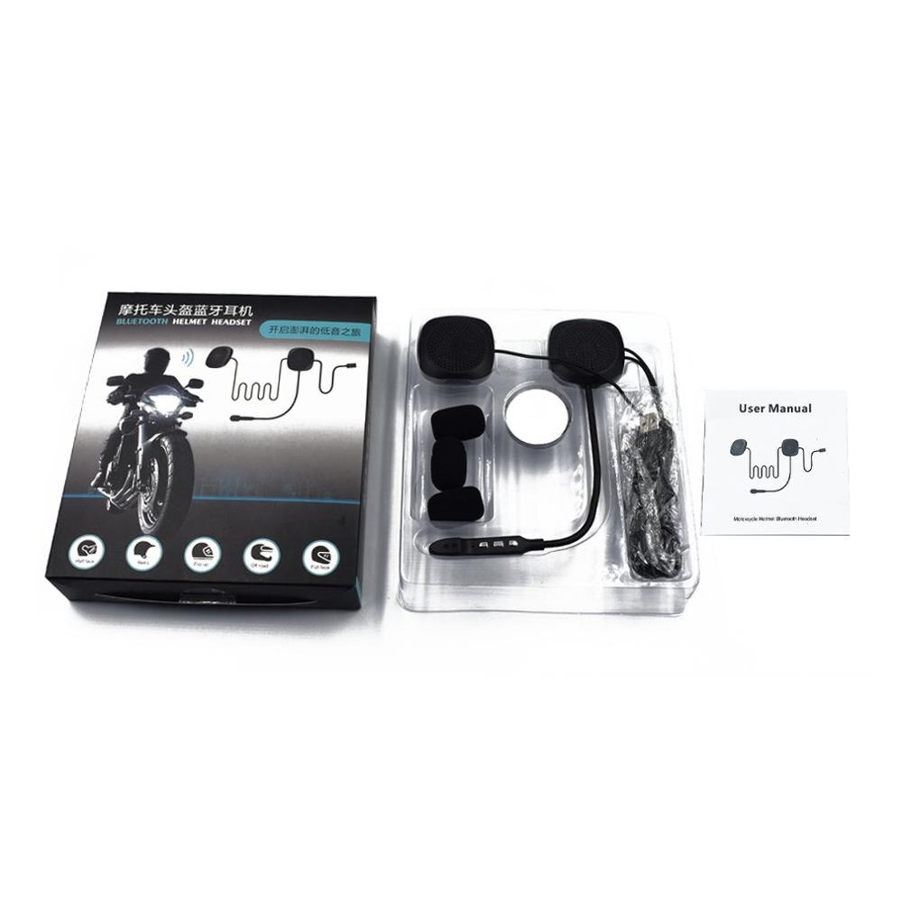 Bluetooth 4.2 casque de moto sans fil casque sans fil interphone moto écouteur réduction de bruit Microphone