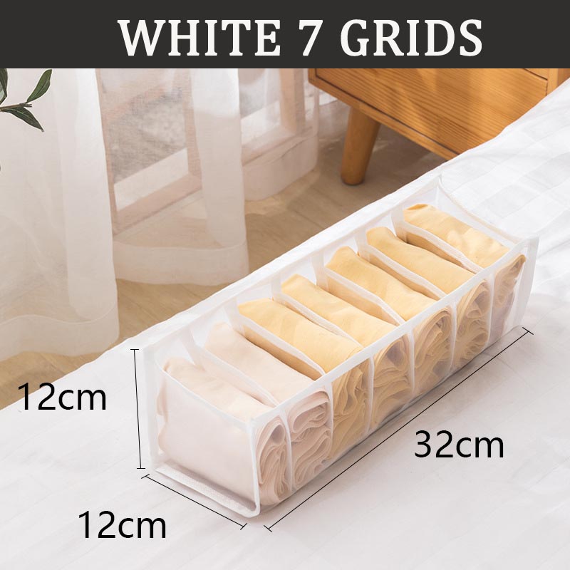 Unterwäsche Bh Veranstalter Lagerung Kasten Höschen Socken Lagerung Boxen Kleiderschrank Kleidung Organizer Schubladen Separator Boxen: Licht Grün