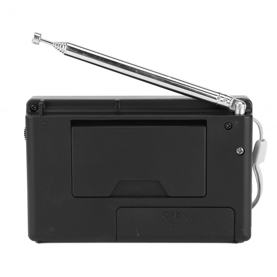Mini Radios portátiles FM/MW/SW receptor con alarma Digital Reloj FM receptor de Radio