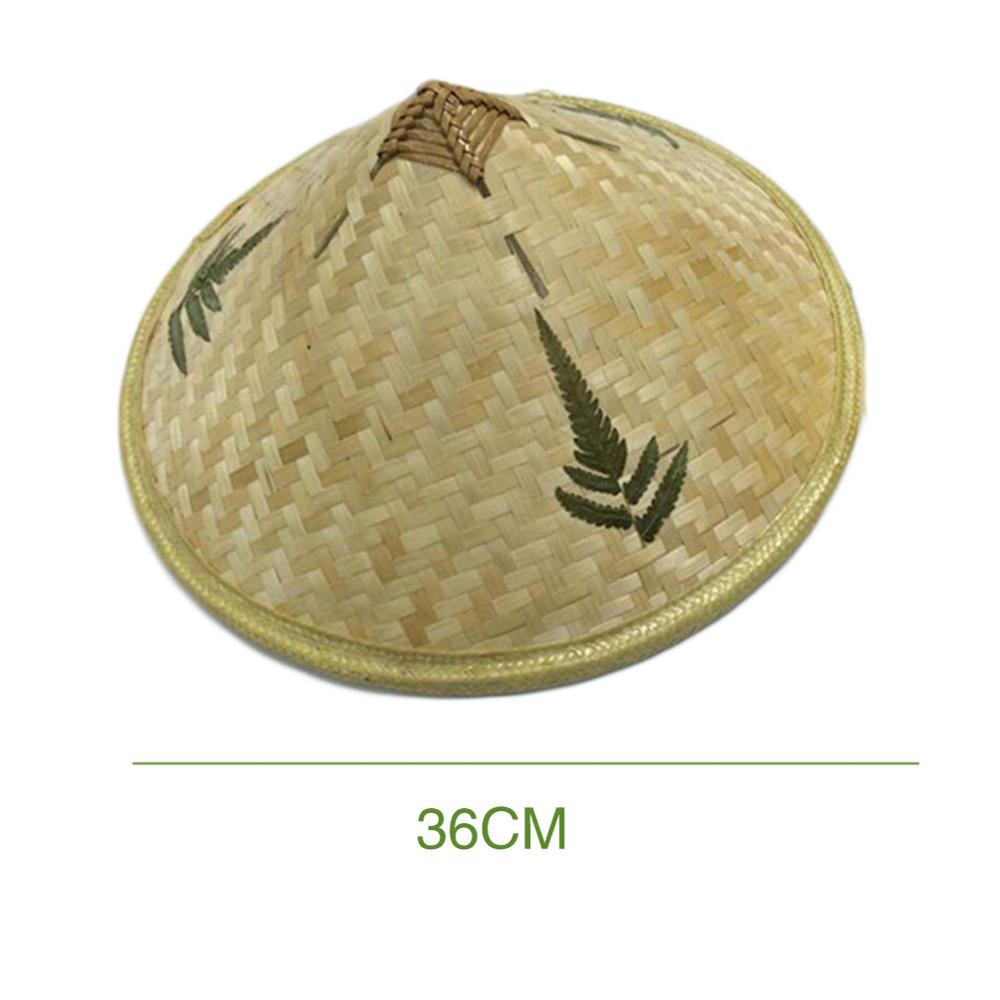 Chapeau de pêcheur en bambou parasol et imperméable tissé à la main style chinois chapeau de soleil adulte et enfants peuvent voyager chapeau de paille