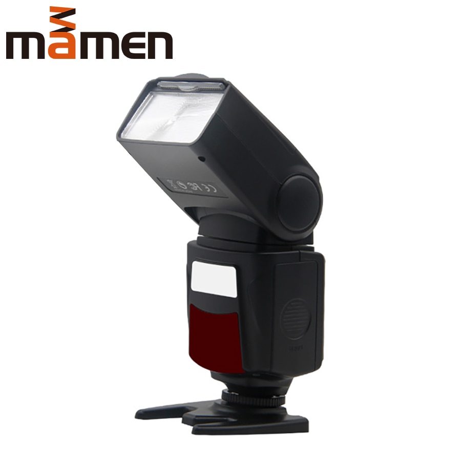 Mamen flash light speedlite trådløs master speedlight til nikon  d750 d810 d7200 canon kamera foto dslr lys lampe på telefonen