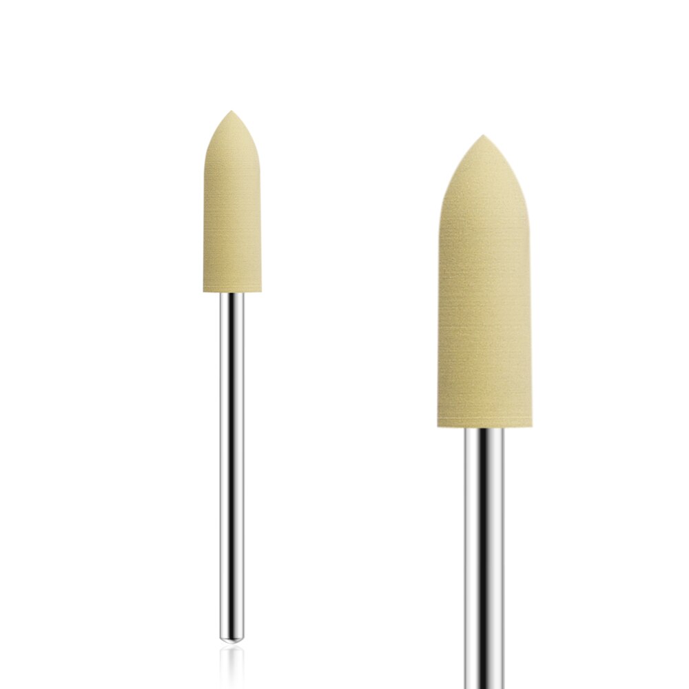 Rolabling Gummi Silikon Fräsen Nagel Kunst Cutter Polieren Puffer Dateien Elektrische Manikübetreffend Maschine Bohrer Pedikübetreffend Werkzeuge: Gelb