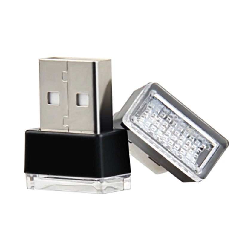 Mini Usb Licht Led Modeling Auto Omgevingslicht Neon Interieur Licht Auto Sieraden Ambient Noodverlichting Auto Accessoires 7 Kleuren
