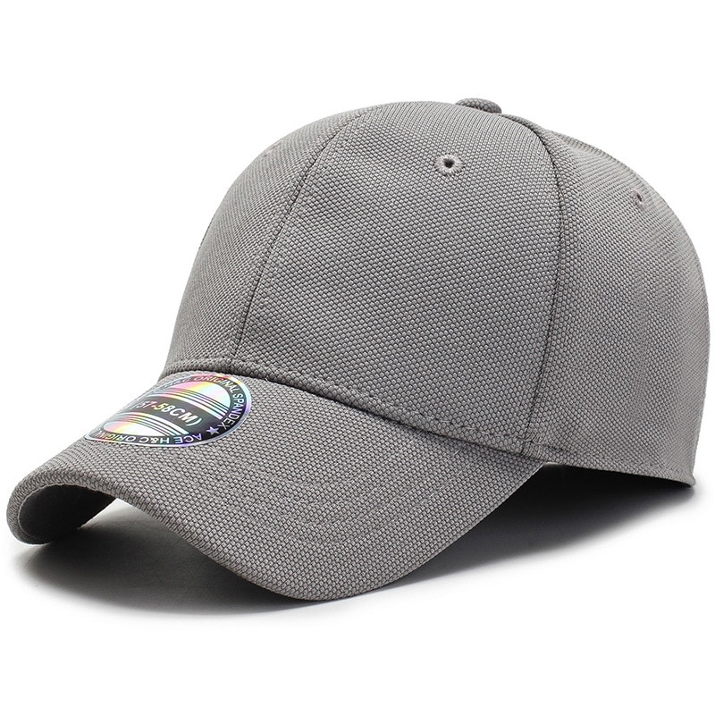 Gorra de béisbol con cierre trasero para hombre y mujer, gorro de camionero ajustado, color negro, para exteriores