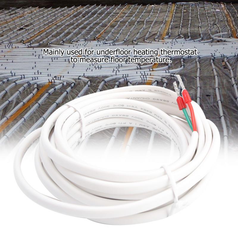 Termostato de calefacción por suelo radiante de 3 metros, accesorio para la sonda del Cable del Sensor de temperatura del suelo