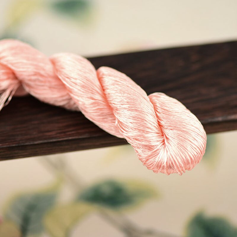 100% silk thread hand embroidery embroider cross stitch 1pcs 400m silk embroidery thread Dark orange series 13 pure colors: 4