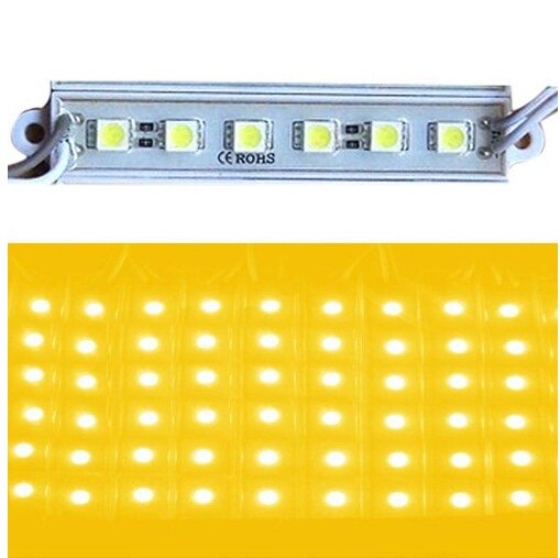 5050 5 LED Module verlichting DC12V Waterdichte led modules, wit/Warm wit/Rood/Groen/Blauw kleur