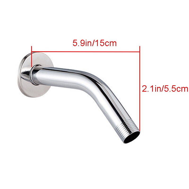 90/135 grad Dusche Kopf Verlängerung Arm Multisize Edelstahl Wand Montiert Rohr Dusche Kopf Arm für Bad Ersatz: 15cm