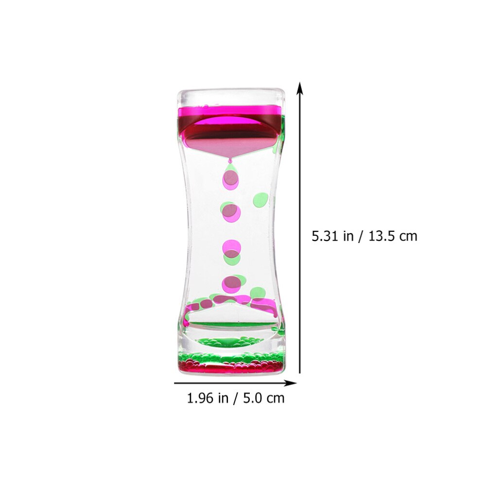 Liquid Motion Sandglass Timer Novelty Liquid Motion Bubbler for Children