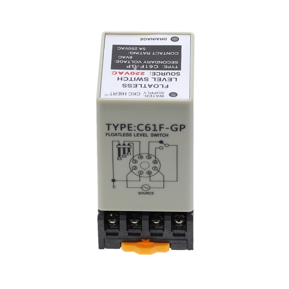 C61F-GP Niveauschalterregler – 220V AC, 50/60Hz, Mit LED-Anzeige, Schwimmerlos, Für Wassersteuerung In Industrie Und Gebäuden