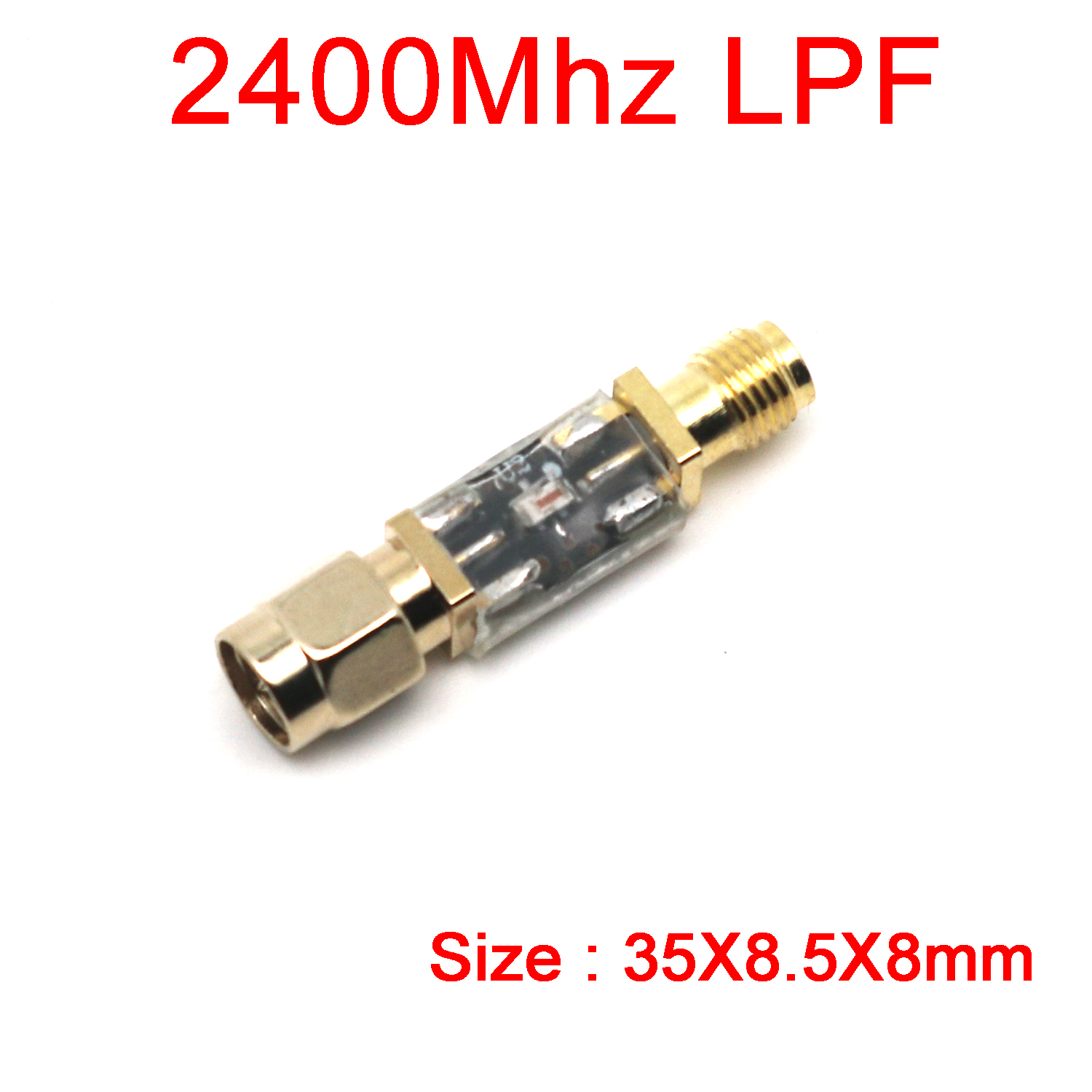 Rf lavpassfilter lpf 30 mhz /100 mhz /200 mhz /500 mhz /800 mhz /1000 mhz /1200 mhz /1400 mhz /2000 mhz /2400 mhz signal radiofrekvens lc: Lilla