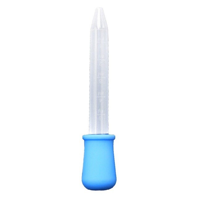 3 st silikonpipett flytande matdroppare plastfoder för barnmatande droppsked burette spädbarnsredskap: 1pc l