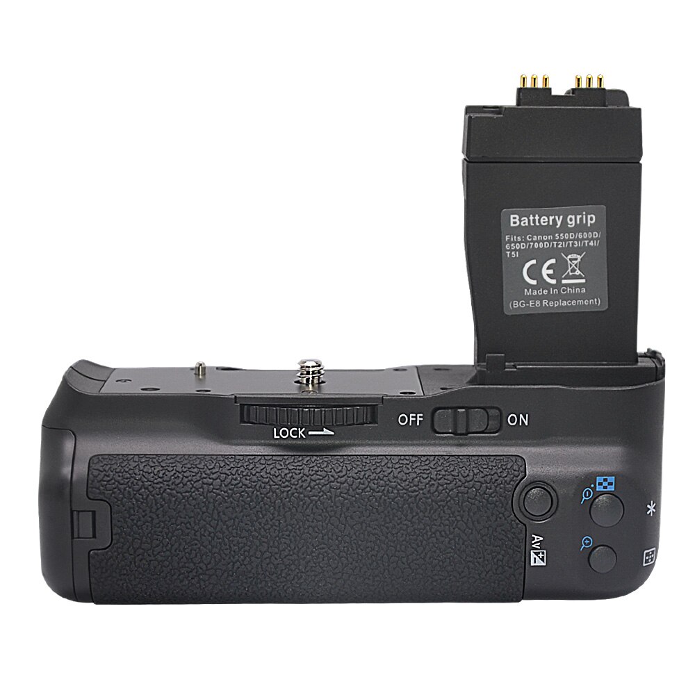 Mcoplus BG-550D Vertical Battery Grip for Canon EOS Rebel T2i / 550D, Rebel T3i / 600D, Rebel T4i / 650D , T5i / 700D as BG-E8