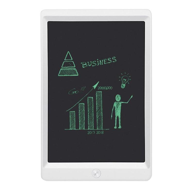 10 inch Drawing Tablet Graphic Portable LCD Electronic Writing Tablet Digital Handwriting Light Box Pad with Touch Screen Pen: White