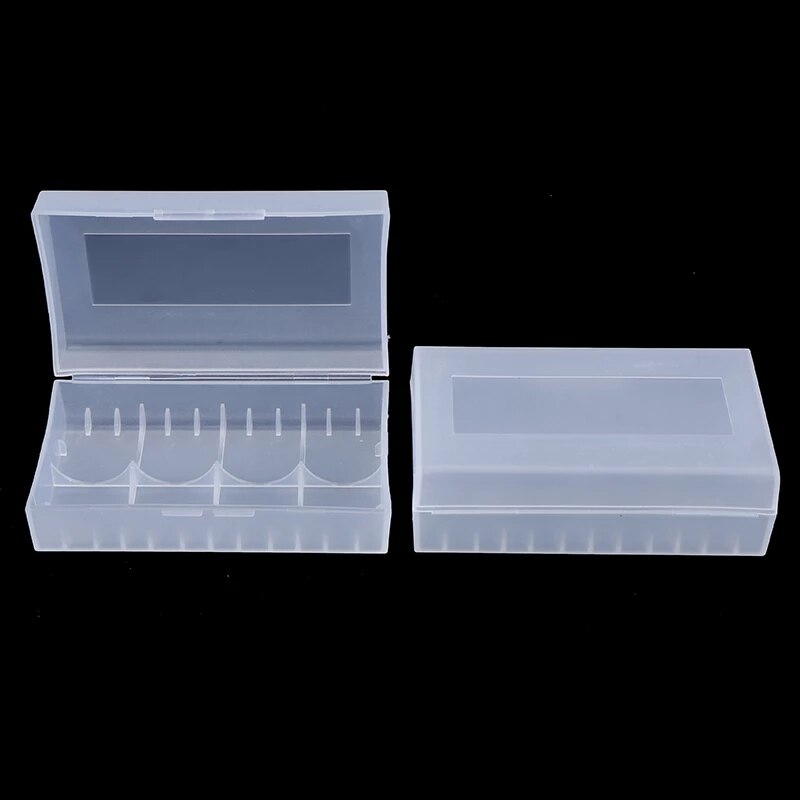 1 pc 20700 21700 plast oppbevaring beskyttende boks holder boks batteri klar 2- bay batteri boks oppbevaring boks holder organizer