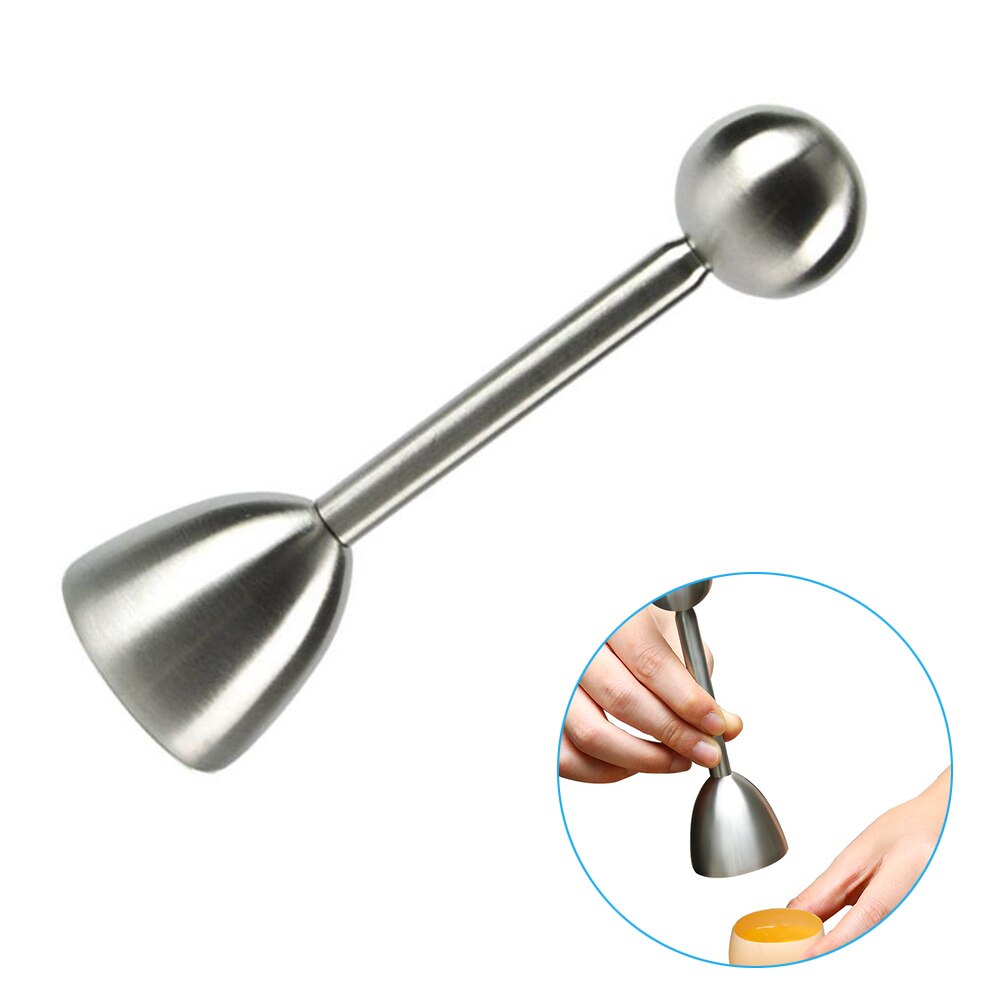 Egg Shell Topper Cutter Remover Stainless Steel Cracker Opener Separator HTQ99