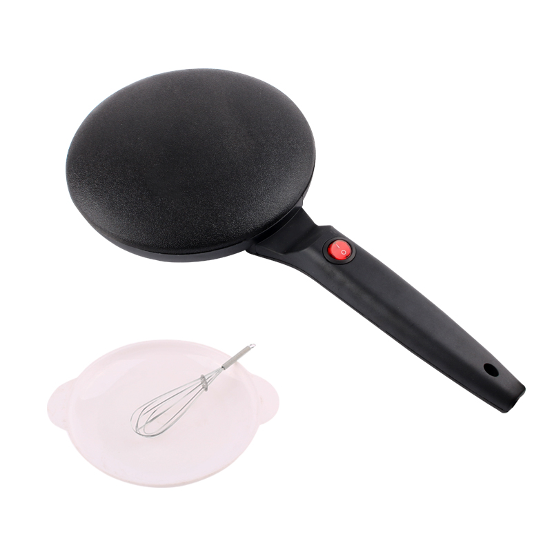 110 V/220 V Automatische Pannenkoek Making Machine Instant Verwarming DIY Snack Burrito Bakpan Crêpe Maker Loempia Flapjacks Skille: 42x46x23 cm / Black