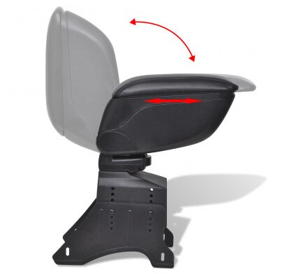 Accoudoir de voiture pour Honda Civic Accord | , couleur noire, accessoires de voiture, pièces automobiles, boîte de Console centrale, repose-bras