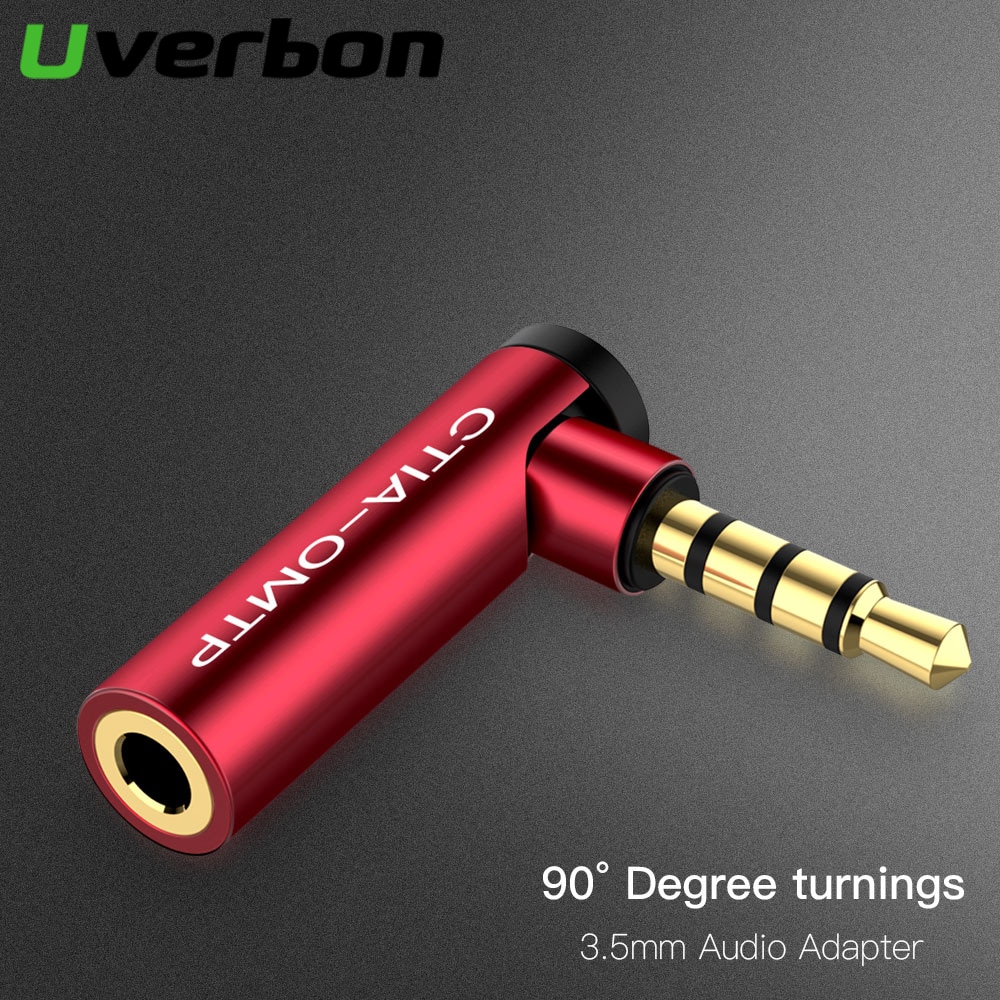 90 Graden Hoofdtelefoon Audio Microfoon Jack Stereo Plug Connector 3.5 Mm Man-vrouw Rechte Hoek Adapter Converter