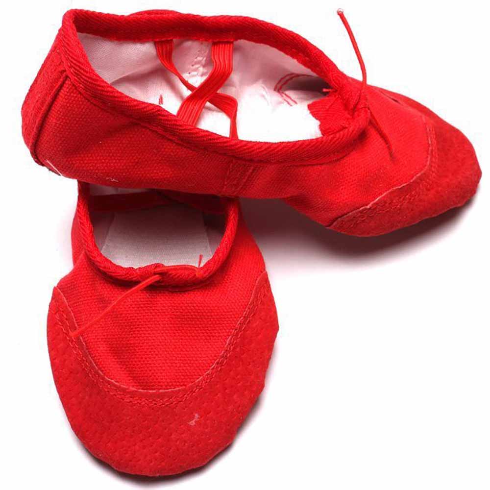 Vrouwelijke Volwassen Zachte Dansen Ballet Schoenen Voor Vrouwen Comfortabele Fitness Ademende Canvas Practice Gym Ballet Pointe Dansschoenen
