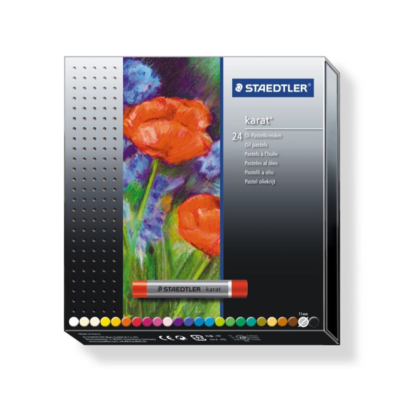 Staedtler 2420 oljepastell 12/24/36/48 farger oljepastellfarge krittmaling