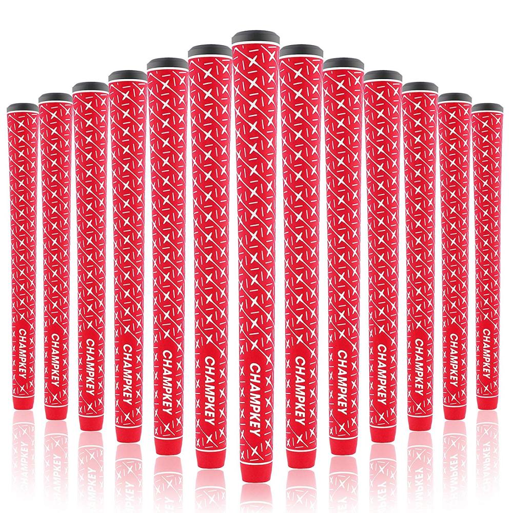8PCS/Set Champkey X-Grip Six Colors Rubber Golf Grips Midsize- Super Stability Golf Club Grips