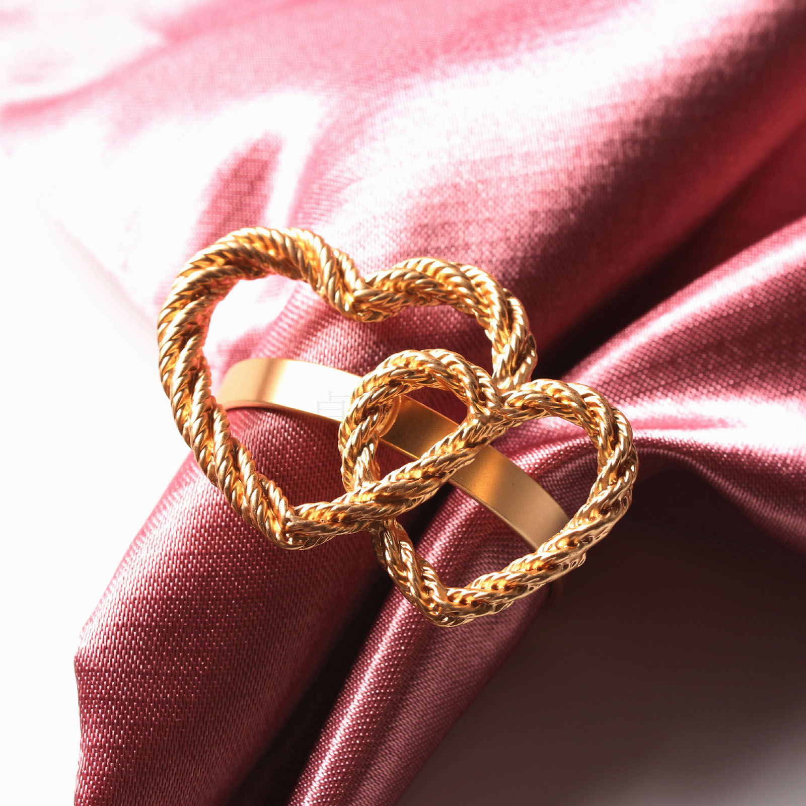 1Pcs Good Love Heart Napkin Rings For Weddings Home Table Accesorries Napkin Holder Table Decoration Valentine's Day
