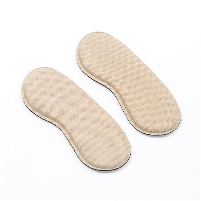 1 par Durable T-forma hilo más grueso en la parte posterior del pie ropa engomada alta tacones suave antideslizante de zapato cojín Accesorios: Beige