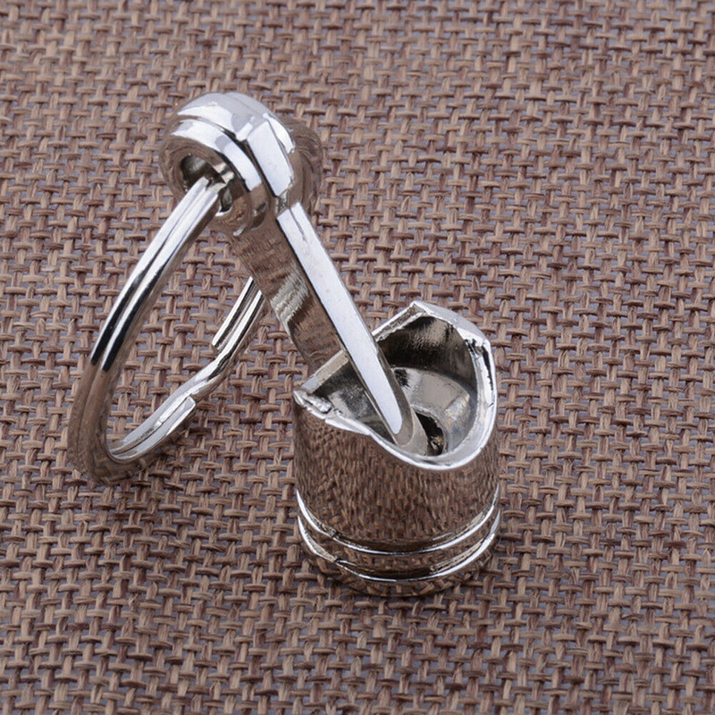 Porte-clés de Style Piston de moteur de voiture, modèle de Piston en métal , pendentif, accessoires de décoration de voiture