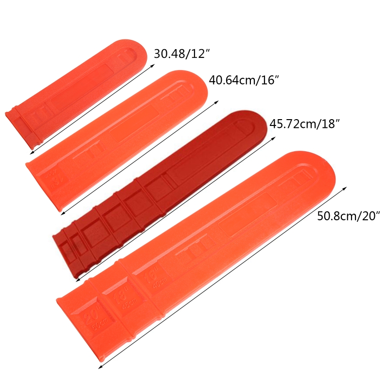 Chainsaw Bar Protective Cover Scabbard Guard Cover 12/16/18/20 inches