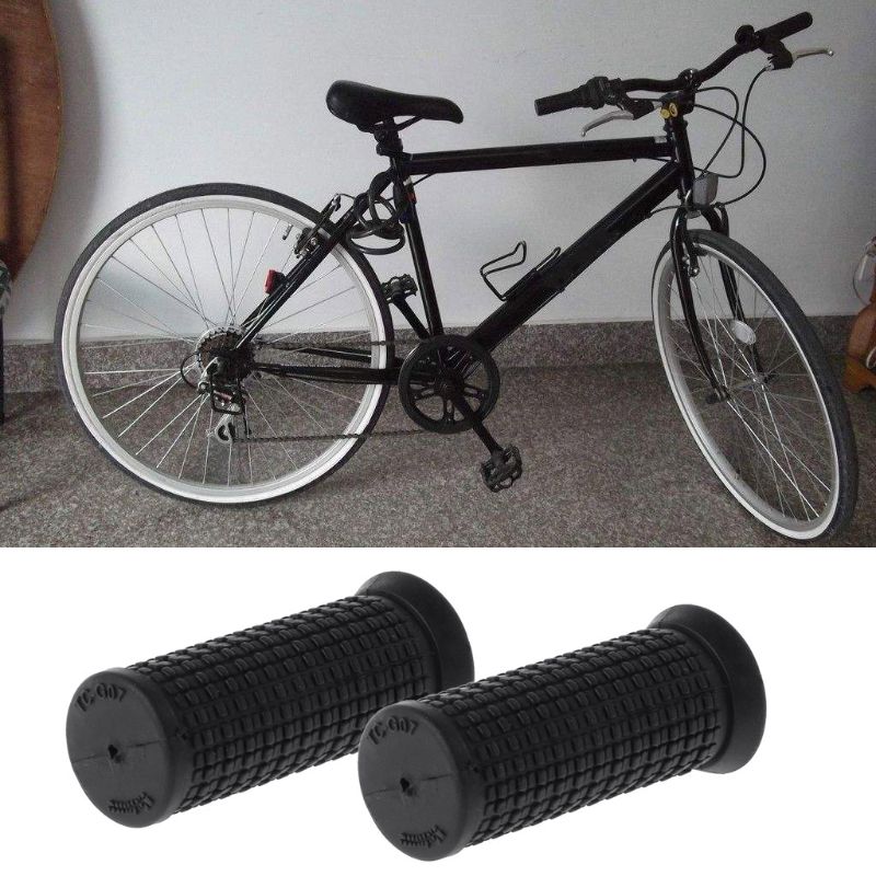 2 st cykelhandtag kort handtag gummi halkfri cykel moped cykel delar