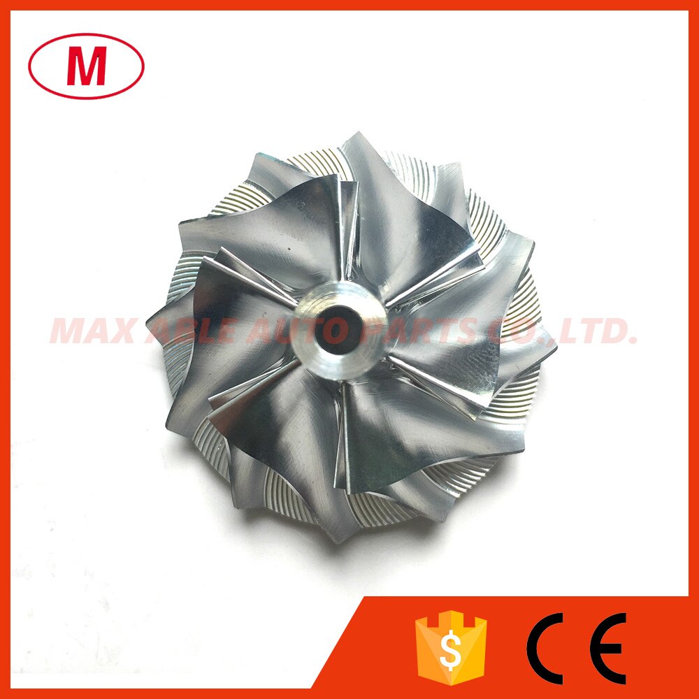 KP35 29.45/41.00mm 6+6 blades Forward Turbo Billet Compressor wheel/Aluminum 2618/Milling compressor wheel for Turbocharger