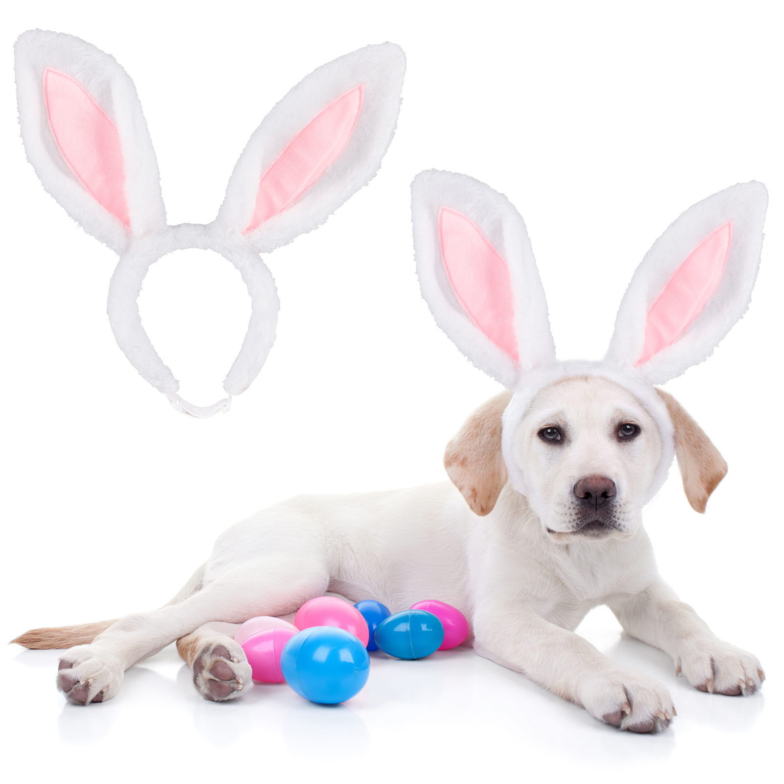 1Pcs Lovely Easter Cute Costume Easter Cap Bunny Rabbit Hat with Ears Bunny Ears For Cat and Small Dogs Pets Costume Accessories