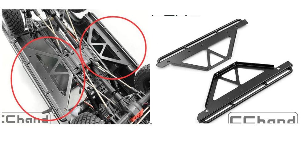 Wielen/grille/spiegel/bumper/voorbumper 1/10 schaal rc speelgoed vrachtwagen rover arrangement 4wd optionele onderdelen