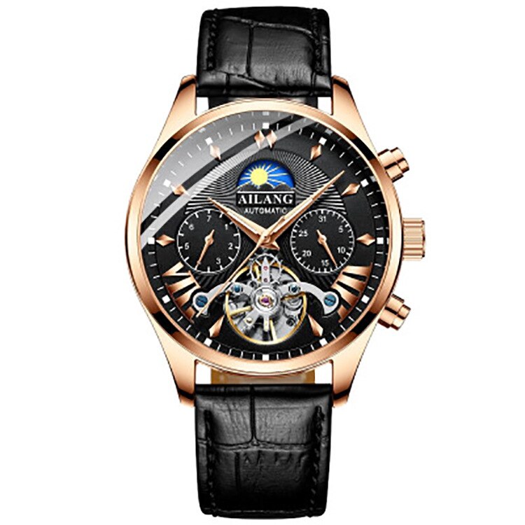 Montres pour hommes de supérieure de luxe automatique mécanique horloge d'affaires montre en or hommes Reloj Mecanico de Hombres